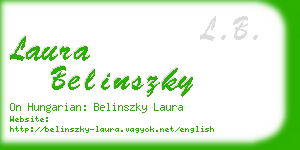 laura belinszky business card